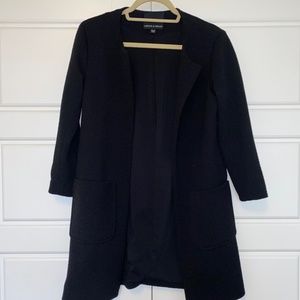 Blazer jacket with zipper detail